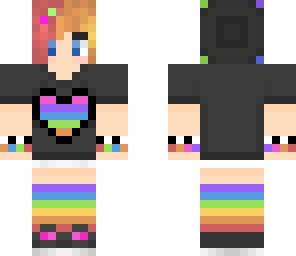 random rainbow pride girl