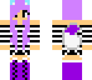 fixed purple fox girl skin
