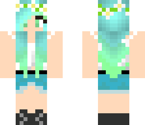 turquoise girl