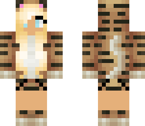 blonde tiger girl