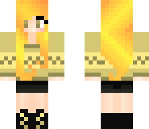 gold sweater
