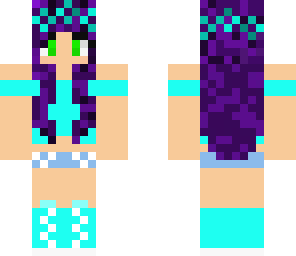 cute purple hair gurl