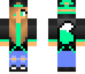 teal wolf girl