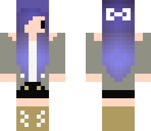 chibi purpled haired girl