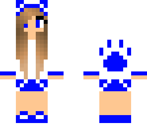 blue puppy girl