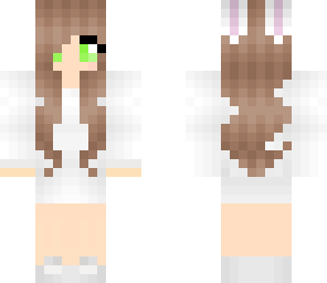 white bunny girl