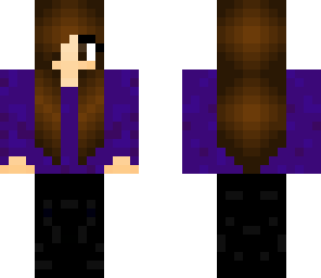girl with purple shirt