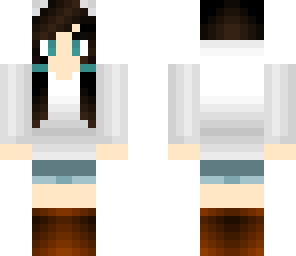 pigtail hoodie girl