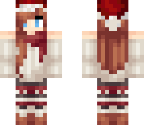 cute christmas girl skin