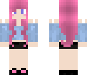 pink headphones girl