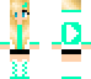 cyan girl