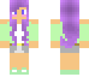 purple summer girl
