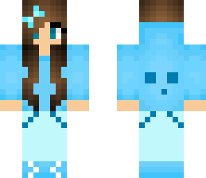 blue slime girl