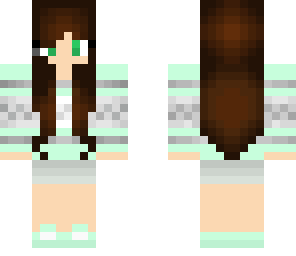 mint sweater girl