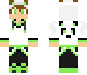 panda boy green