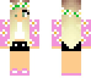 blonde flower girl