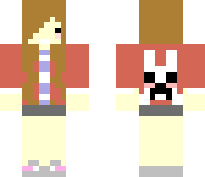bunny creeper girl