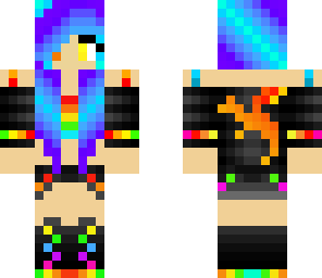 cute rainbow girl
