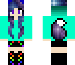 galaxy wolf girl