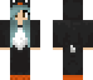 penguin onesie girl