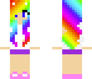 rainbow girl