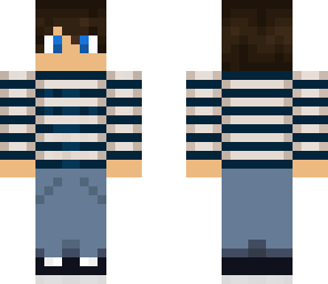 boy with striped shirt