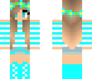 blue summer girl