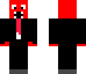 weird monster in a tux