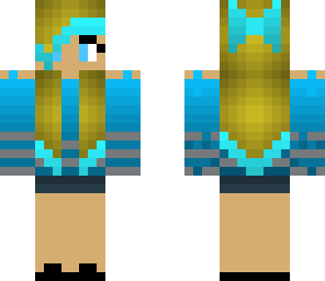 blue girl