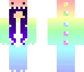 chibi rainbow dino