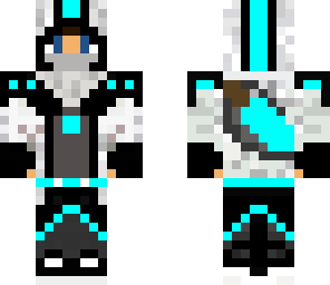 blue assasin with dagger