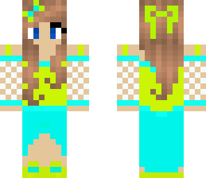 lime green girl