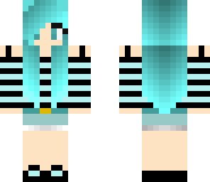 blue hair girl