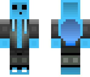 blue headphone slime