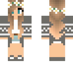 edited girl skin with cardigan