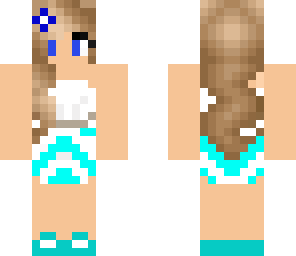 blue outfit