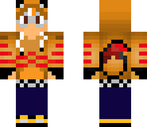 wolf guys with orange hood and glasses