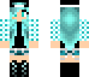 cool blue girl