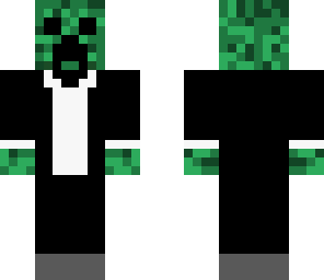 creeper in a tux
