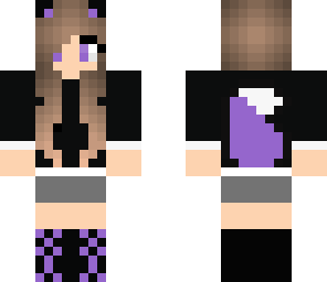 purple wolf girl