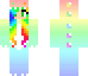 rainbow dino girl