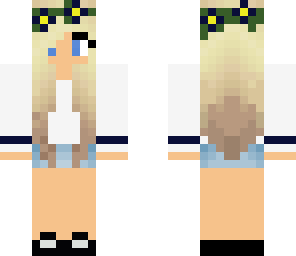 blonde hair blue eyes