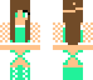 girl teal