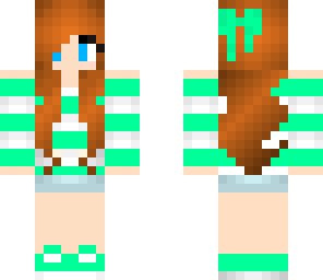cute teal ginger girl