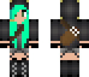 edited girl blue hair