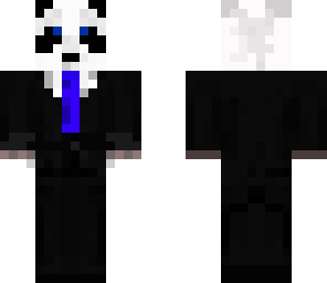 buisness panda blue