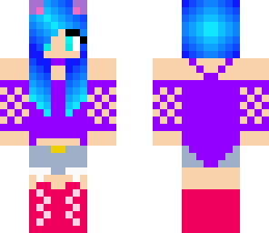blue girl