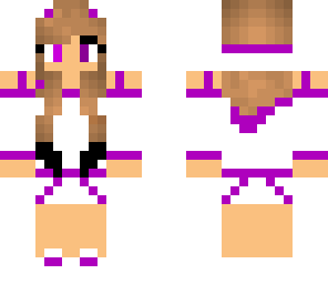purple nike girl