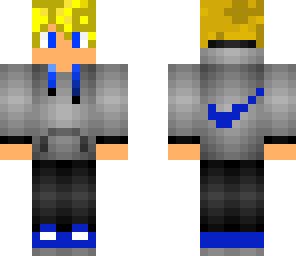 blonde nike boy just do it