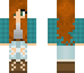 autumn girl ripped jeans